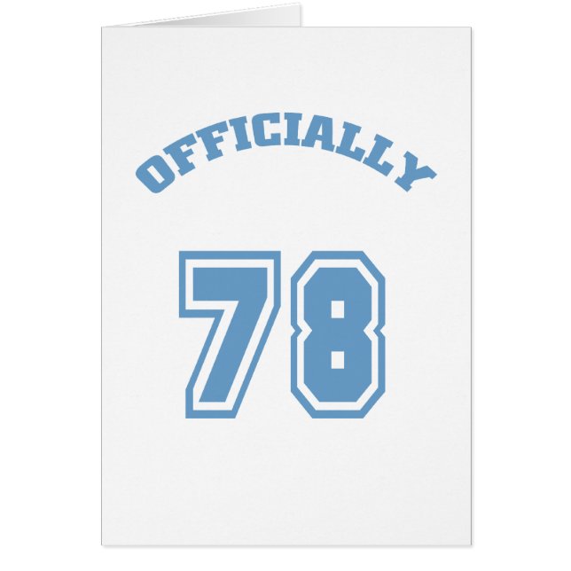 Officially 78 (Front)