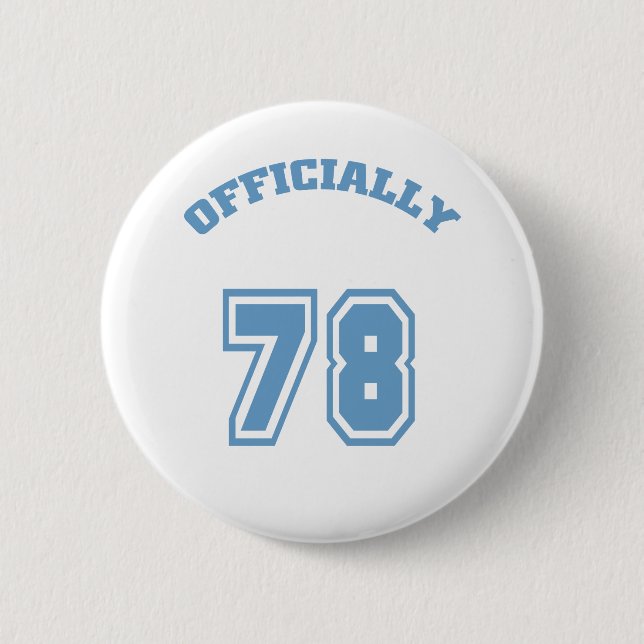Officially 78 2 inch round button (Front)