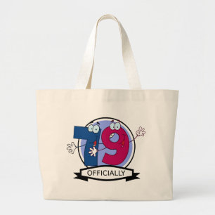 Officially 79 Birthday Banner Large Tote Bag