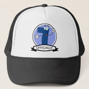 Officially 7 Birthday Banner Trucker Hat