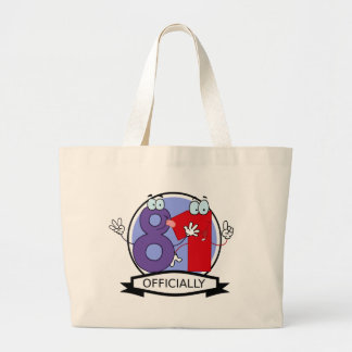 Officially 81 Birthday Banner Large Tote Bag