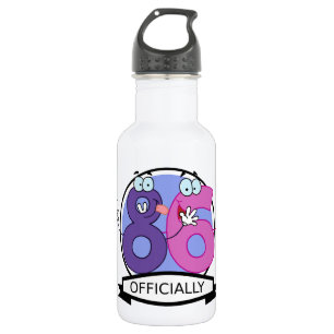 Officially 86 Birthday Banner 532 Ml Water Bottle