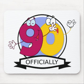 Officially 90 Birthday Banner Mouse Pad