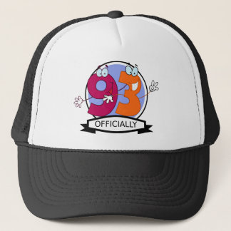 Officially 93 Birthday Banner Trucker Hat