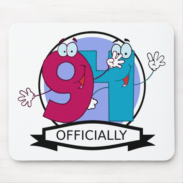 Officially 94 Birthday Banner Mouse Pad (Front)