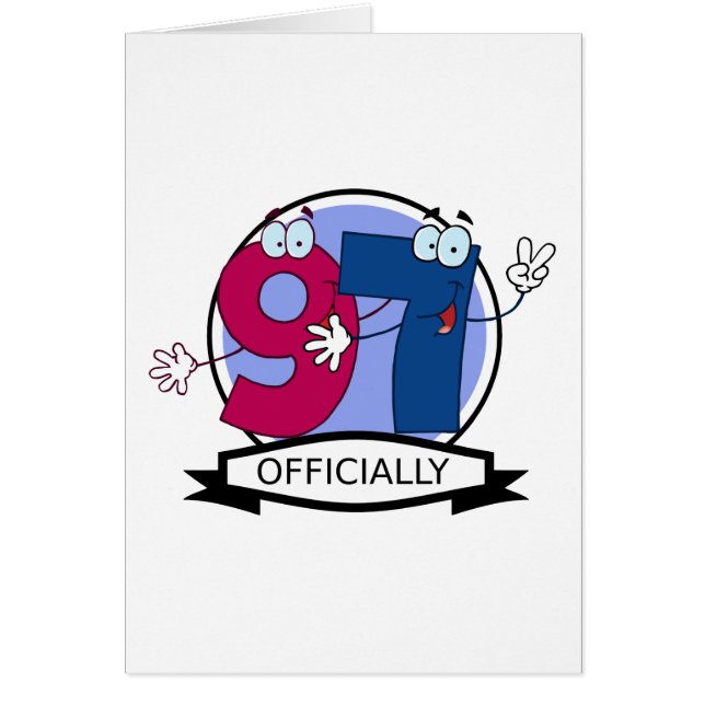 Officially 97 Birthday Banner (Front)