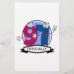 Officially 97 Birthday Banner