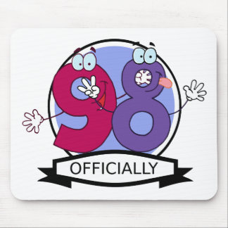 Officially 98 Birthday Banner. Mouse Pad