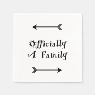 Officially a Family - Adoption Day Napkin