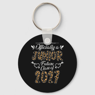 Officially A Junior Future Cl Of 2027 Leopard  Keychain
