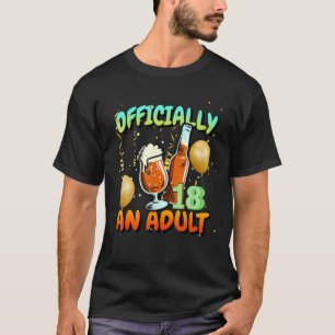 Officially An Adult 18th Birthday T-Shirt