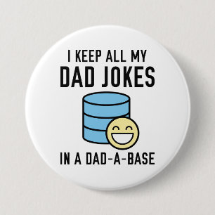 Officially Dad Jokes 3 Inch Round Button