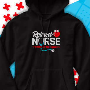 Officially Discharged Retired Nurse Retirement Hoodie