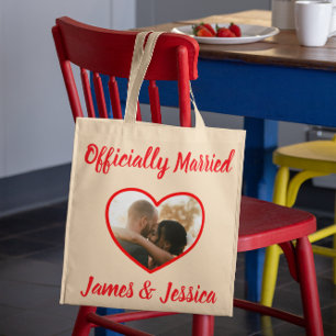 Officially Married Tote Bag