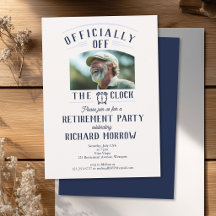 “Officially Off the Clock” Photo Retirement Party