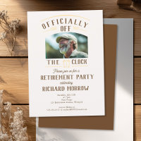 “Officially Off the Clock” Photo Retirement Party