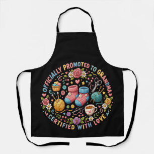 Officially Promoted to Grandma Announcement Apron