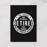 officially Retired 2024