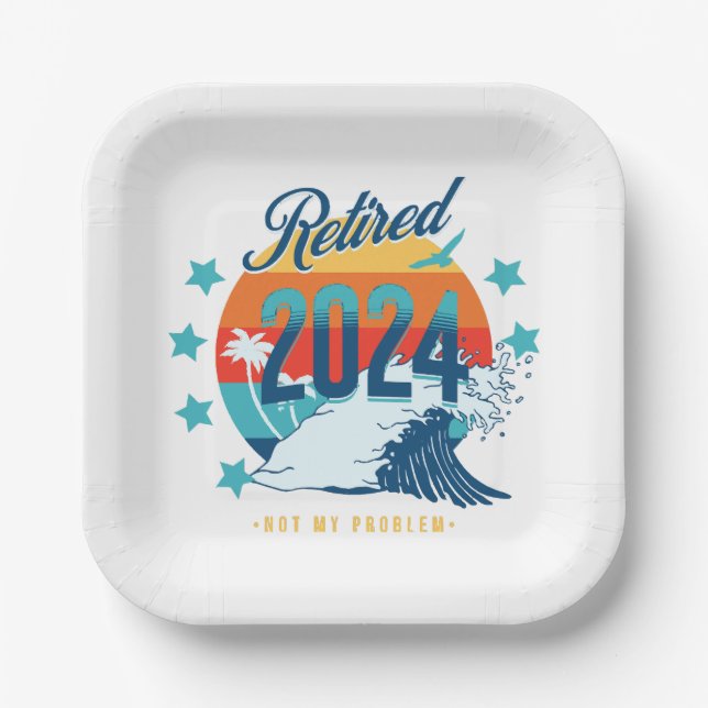 Officially Retired 2024 Paper Plate (Front)