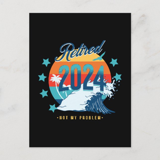Officially Retired 2024 Postcard (Front)