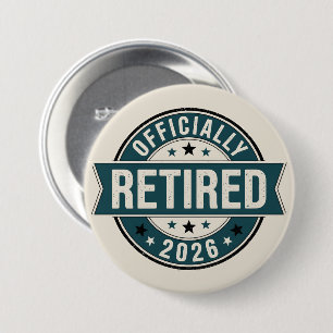 Officially retired 2026 3 inch round button