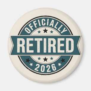 Officially retired 2026 magnet