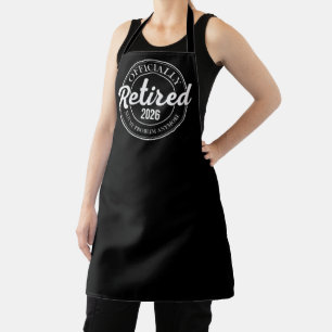 Officially Retired 2026 Not My Problem Anymore Apron