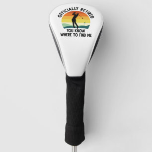 Officially Retired Golf Golf Head Cover