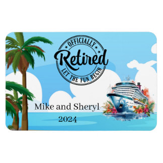 Officially Retired Stateroom Door Magnet