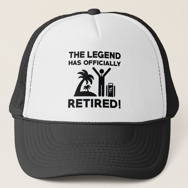 Officially Retired Trucker Hat (Front)