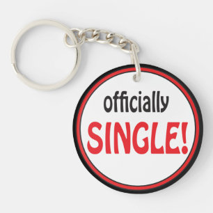 Officially Single   Divorced Keychain