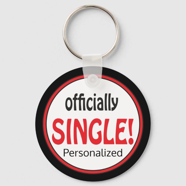 Officially Single | Divorced Keychain (Front)
