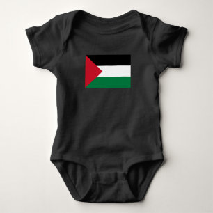 officially the State of Palestine country flag Baby Bodysuit