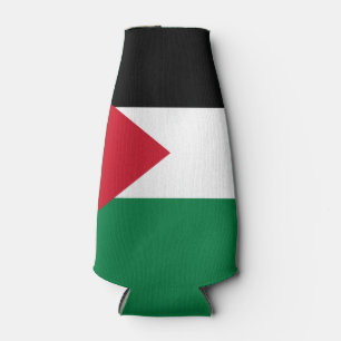 officially the State of Palestine country flag Bottle Cooler