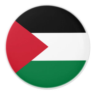 officially the State of Palestine country flag Ceramic Knob
