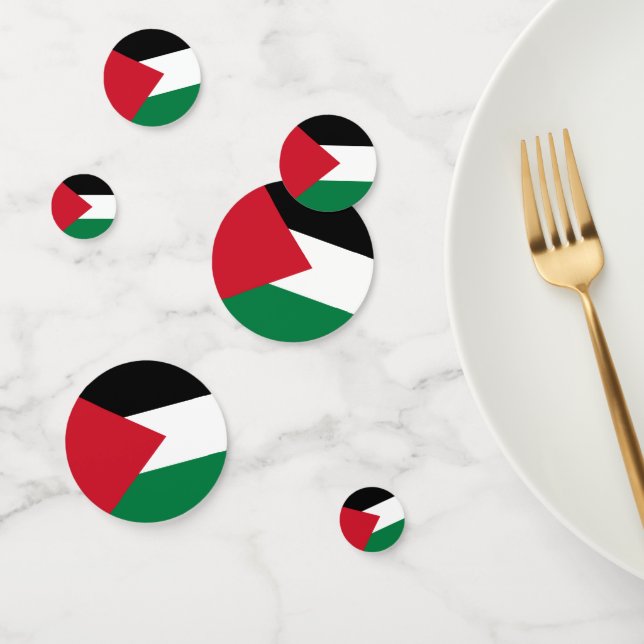 officially the State of Palestine country flag Confetti (Group)