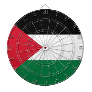 officially the State of Palestine country flag Dartboard