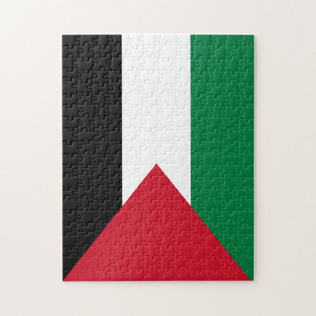 officially the State of Palestine country flag Jigsaw Puzzle (Vertical)