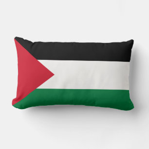 officially the State of Palestine country flag Lumbar Pillow