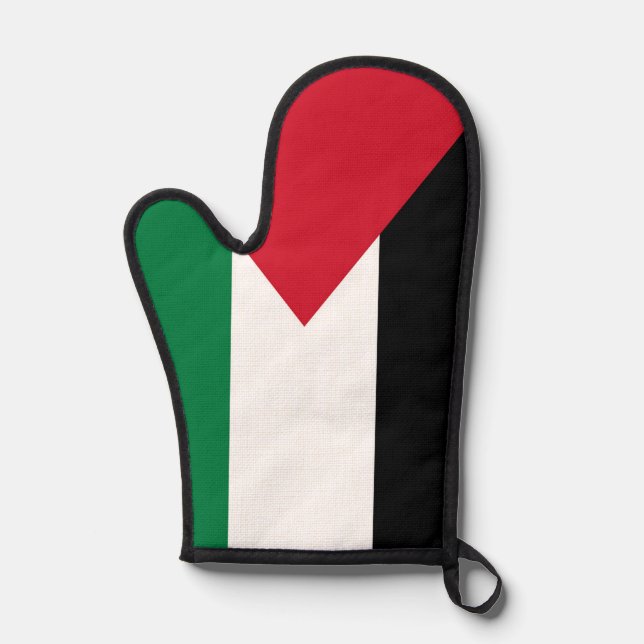 officially the State of Palestine country flag  Oven Mitt (Front)