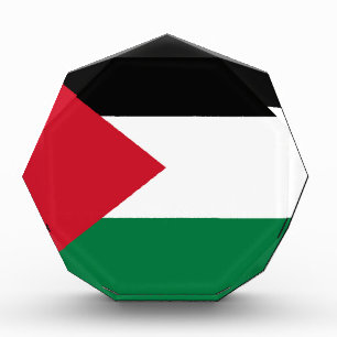 officially the State of Palestine country flag Photo Block