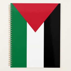 officially the State of Palestine country flag Planner