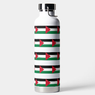 officially the State of Palestine country flag  Water Bottle