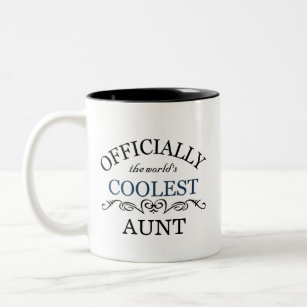 Officially the world's coolest Aunt Two-Tone Coffee Mug