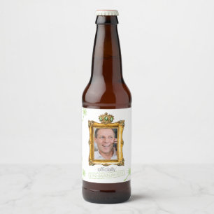 Officially un-managed retirement out of home beer bottle label