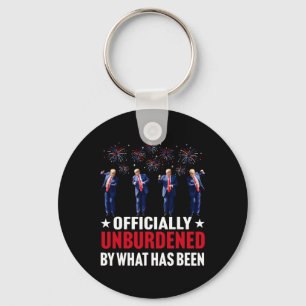 Officially Unburdened By What Has Been Funny Trump Keychain