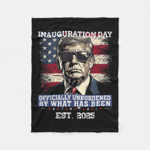 Officially Unburdened By What Has Been Trump Victo Fleece Blanket