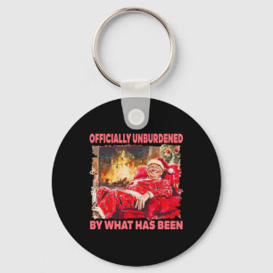 Officially Unburdened By What Has Been Trump Victo Keychain