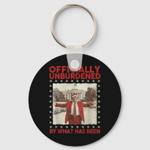 Officially Unburdened By What Has Been Trump Victo Keychain