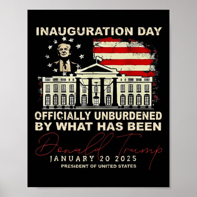 Officially Unburdened By What Has Been Trump Victo Poster (Front)